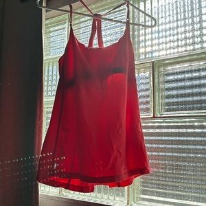 Like pink tank with built in bra